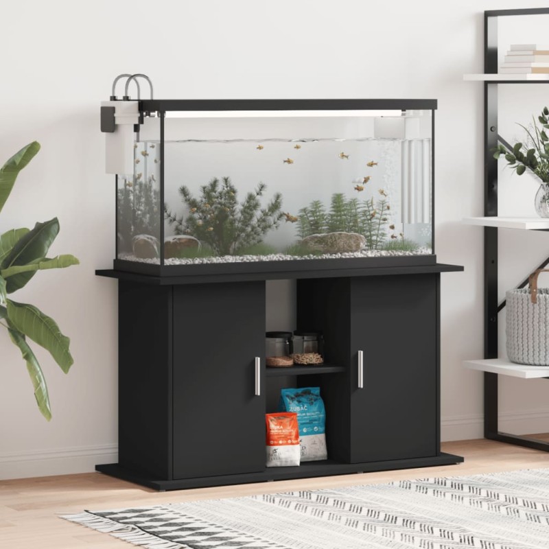 vidaXL Soporte para acuario madera de ingeniería negro 101x41x58 cm vidaXL Soporte para acuario madera de ingeniería negro 101x41x58 cm