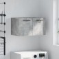 vidaXL Armario de pared madera ingeniería gris hormigón 60x36,5x35 cm vidaXL Armario de pared madera ingeniería gris hormigón 60x36,5x35 cm