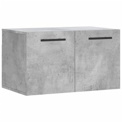 vidaXL Armario de pared madera ingeniería gris hormigón 60x36,5x35 cm