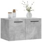 vidaXL Armario de pared madera ingeniería gris hormigón 60x36,5x35 cm vidaXL Armario de pared madera ingeniería gris hormigón 60x36,5x35 cm