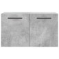 vidaXL Armario de pared madera ingeniería gris hormigón 60x36,5x35 cm vidaXL Armario de pared madera ingeniería gris hormigón 60x36,5x35 cm