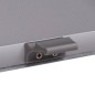 vidaXL Persiana opaca enrollable gris F06 