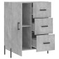 vidaXL Aparador de madera de ingeniería gris hormigón 69,5x34x90 cm vidaXL Aparador de madera de ingeniería gris hormigón 69,5x34x90 cm
