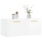 vidaXL Armario de pared madera ingeniería blanco brillo 80x36,5x35 cm vidaXL Armario de pared madera ingeniería blanco brillo 80x36,5x35 cm