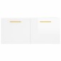 vidaXL Armario de pared madera ingeniería blanco brillo 80x36,5x35 cm vidaXL Armario de pared madera ingeniería blanco brillo 80x36,5x35 cm