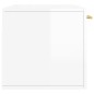 vidaXL Armario de pared madera ingeniería blanco brillo 80x36,5x35 cm vidaXL Armario de pared madera ingeniería blanco brillo 80x36,5x35 cm
