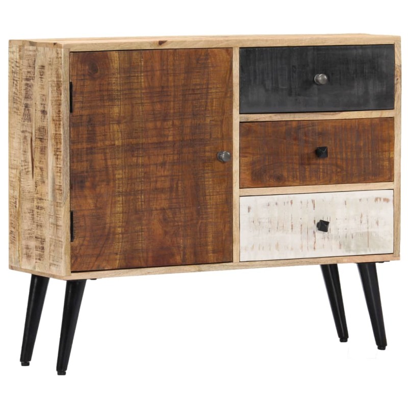 vidaXL Aparador de madera maciza de mango 88x30x73 cm vidaXL Aparador de madera maciza de mango 88x30x73 cm