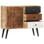 vidaXL Aparador de madera maciza de mango 88x30x73 cm vidaXL Aparador de madera maciza de mango 88x30x73 cm