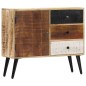 vidaXL Aparador de madera maciza de mango 88x30x73 cm vidaXL Aparador de madera maciza de mango 88x30x73 cm