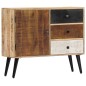 vidaXL Aparador de madera maciza de mango 88x30x73 cm vidaXL Aparador de madera maciza de mango 88x30x73 cm