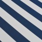 vidaXL Toldo plegable de operación manual 500 cm azul y blanco vidaXL Toldo plegable de operación manual 500 cm azul y blanco