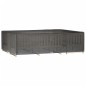vidaXL Funda para muebles jardín 16 ojales rectangular 300x200x75 cm