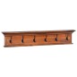 vidaXL Perchero de pared de madera maciza de teca 100x10x20 cm vidaXL Perchero de pared de madera maciza de teca 100x10x20 cm