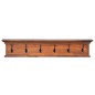 vidaXL Perchero de pared de madera maciza de teca 100x10x20 cm vidaXL Perchero de pared de madera maciza de teca 100x10x20 cm