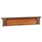 vidaXL Perchero de pared de madera maciza de teca 100x10x20 cm vidaXL Perchero de pared de madera maciza de teca 100x10x20 cm