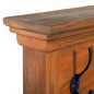 vidaXL Perchero de pared de madera maciza de teca 100x10x20 cm vidaXL Perchero de pared de madera maciza de teca 100x10x20 cm