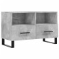 vidaXL Mueble para TV madera contrachapada gris hormigón 80x36x50 cm