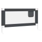 vidaXL Barandilla de seguridad cama de niño gris oscuro tela 150x25 cm vidaXL Barandilla de seguridad cama de niño gris oscuro tela 150x25 cm