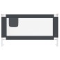 vidaXL Barandilla de seguridad cama de niño gris oscuro tela 150x25 cm vidaXL Barandilla de seguridad cama de niño gris oscuro tela 150x25 cm