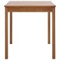 vidaXL Conjunto de comedor 7 piezas madera de pino marrón miel