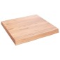 vidaXL Tablero mesa madera tratada borde natural marrón 60x60x(2-6) cm vidaXL Tablero mesa madera tratada borde natural marrón 60x60x(2-6) cm