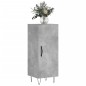 vidaXL Aparador de madera contrachapada gris hormigón 34,5x34x90 cm vidaXL Aparador de madera contrachapada gris hormigón 34,5x34x90 cm