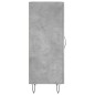 vidaXL Aparador de madera contrachapada gris hormigón 34,5x34x90 cm vidaXL Aparador de madera contrachapada gris hormigón 34,5x34x90 cm