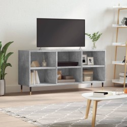 vidaXL Mueble de TV madera de ingeniería gris hormigón 103,5x30x50 cm