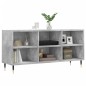 vidaXL Mueble de TV madera de ingeniería gris hormigón 103,5x30x50 cm