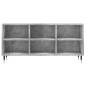 vidaXL Mueble de TV madera de ingeniería gris hormigón 103,5x30x50 cm