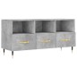 vidaXL Mueble de TV madera de ingeniería gris hormigón 102x36x50 cm vidaXL Mueble de TV madera de ingeniería gris hormigón 102x36x50 cm