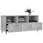 vidaXL Mueble de TV madera de ingeniería gris hormigón 102x36x50 cm vidaXL Mueble de TV madera de ingeniería gris hormigón 102x36x50 cm