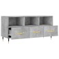 vidaXL Mueble de TV madera de ingeniería gris hormigón 102x36x50 cm vidaXL Mueble de TV madera de ingeniería gris hormigón 102x36x50 cm