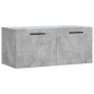 vidaXL Armario de pared madera ingeniería gris hormigón 80x36,5x35 cm vidaXL Armario de pared madera ingeniería gris hormigón 80x36,5x35 cm