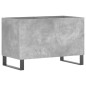 vidaXL Mueble discos madera contrachapada gris hormigón 74,5x38x48 cm vidaXL Mueble discos madera contrachapada gris hormigón 74,5x38x48 cm