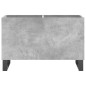 vidaXL Mueble discos madera contrachapada gris hormigón 74,5x38x48 cm vidaXL Mueble discos madera contrachapada gris hormigón 74,5x38x48 cm