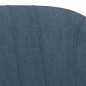vidaXL Taburetes de cocina 2 unidades tela azul vidaXL Taburetes de cocina 2 unidades tela azul