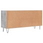 vidaXL Mueble de TV madera de ingeniería gris hormigón 103,5x30x50 cm vidaXL Mueble de TV madera de ingeniería gris hormigón 103,5x30x50 cm