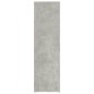 vidaXL Aparador de madera contrachapada gris hormigón 80x30x106 cm vidaXL Aparador de madera contrachapada gris hormigón 80x30x106 cm