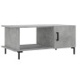 vidaXL Mesa de centro madera contrachapada gris hormigón 90x50x40 cm vidaXL Mesa de centro madera contrachapada gris hormigón 90x50x40 cm