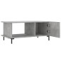 vidaXL Mesa de centro madera contrachapada gris hormigón 90x50x40 cm vidaXL Mesa de centro madera contrachapada gris hormigón 90x50x40 cm