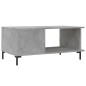 vidaXL Mesa de centro madera contrachapada gris hormigón 90x50x40 cm vidaXL Mesa de centro madera contrachapada gris hormigón 90x50x40 cm