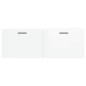 vidaXL Armario de pared madera ingeniería blanco brillo 100x36,5x35 cm vidaXL Armario de pared madera ingeniería blanco brillo 100x36,5x35 cm