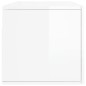 vidaXL Armario de pared madera ingeniería blanco brillo 100x36,5x35 cm vidaXL Armario de pared madera ingeniería blanco brillo 100x36,5x35 cm