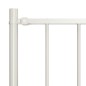 vidaXL Panel valla y postes acero recubrimiento polvo blanco 1,7x1,25m vidaXL Panel valla y postes acero recubrimiento polvo blanco 1,7x1,25m