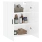 vidaXL Armario de pared blanco brillante 69,5x34x90 cm vidaXL Armario de pared blanco brillante 69,5x34x90 cm