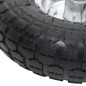 vidaXL Ruedas de carrito de sacos 4 unidades goma 4.10/3.50-4 (260x83)