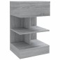 vidaXL Mesita de noche madera contrachapada gris Sonoma 40x35x65 cm vidaXL Mesita de noche madera contrachapada gris Sonoma 40x35x65 cm