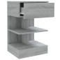vidaXL Mesita de noche madera contrachapada gris Sonoma 40x35x65 cm vidaXL Mesita de noche madera contrachapada gris Sonoma 40x35x65 cm