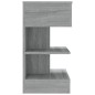 vidaXL Mesita de noche madera contrachapada gris Sonoma 40x35x65 cm vidaXL Mesita de noche madera contrachapada gris Sonoma 40x35x65 cm